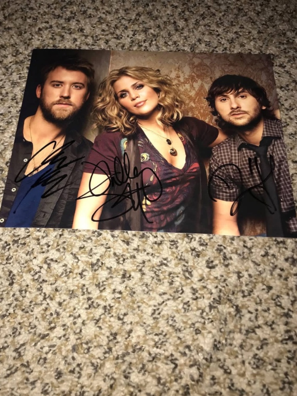Lady A signed picture